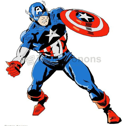 Captain America T-shirts Iron On Transfers N4462